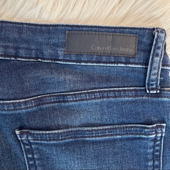 Calvin Klein Dark Wash Slim Boyfriend Jeans - Picture 7 of 12